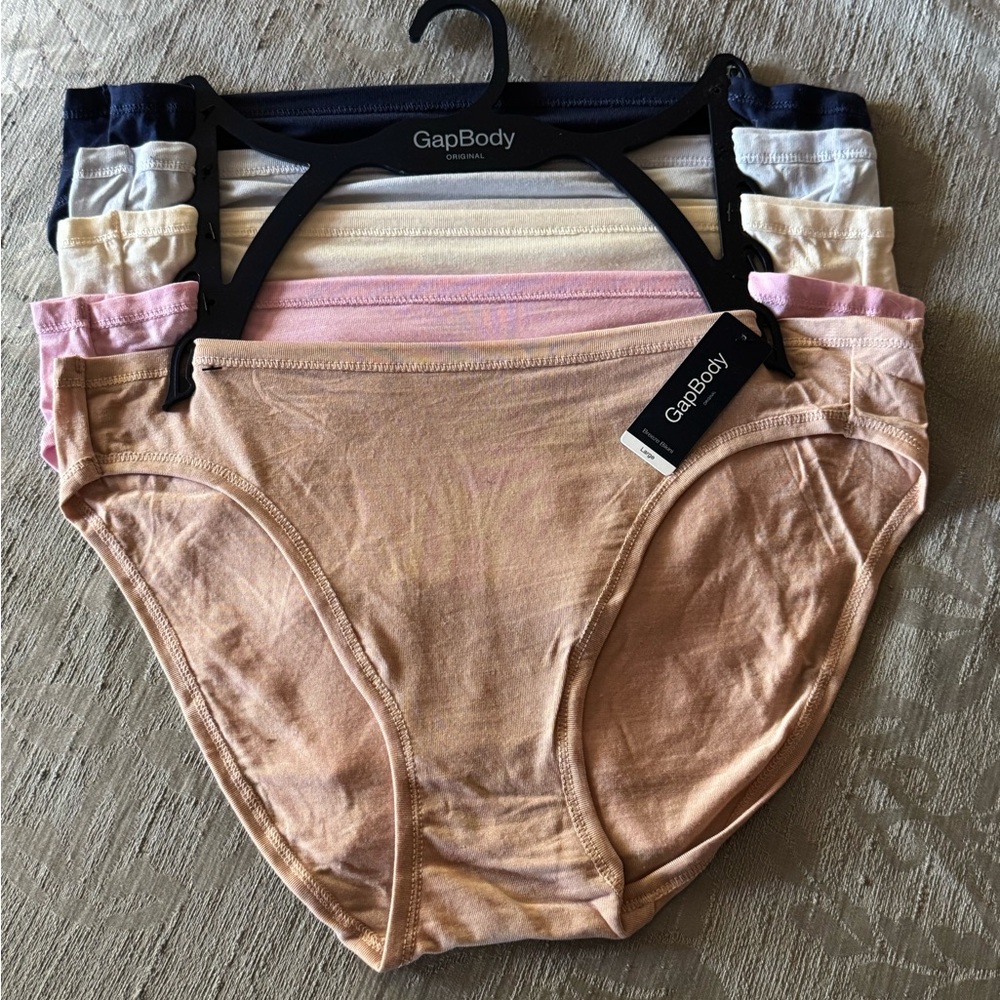 GAP Body Modal 5pk bikini briefs in L